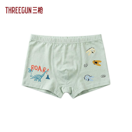 Threegun三枪 舒肤弹力棉男童平脚裤-59101B311 商品图1