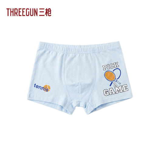 Threegun三枪 舒肤弹力棉男童平脚裤-59101B311 商品图3