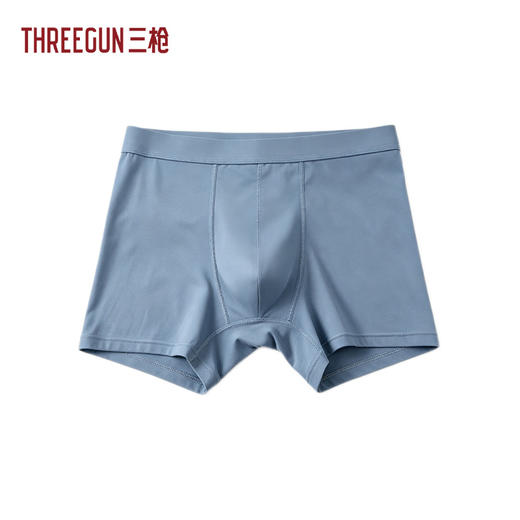Threegun三枪 皮马棉包根男长平脚裤（大版）-50689B021 商品图2