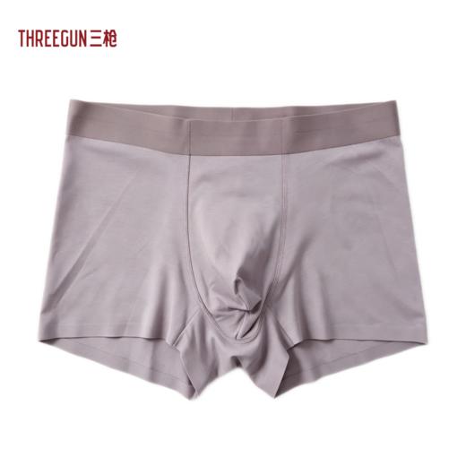 Threegun三枪 高支棉无痕男平脚裤-50805B031 商品图1