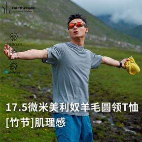OdrThreads 男士美丽奴羊毛速干功能短袖SW25070