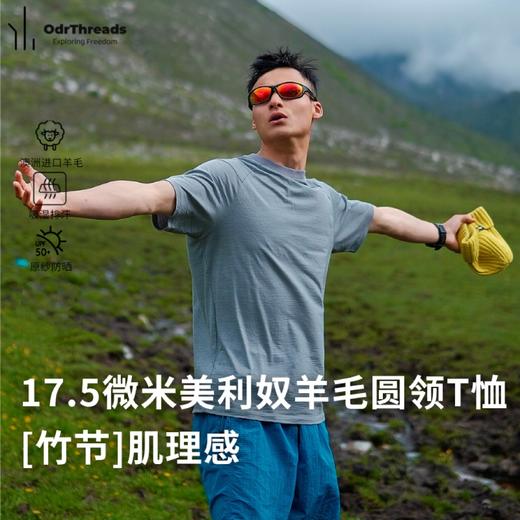 OdrThreads 男士美丽奴羊毛速干功能短袖SW25070 商品图0