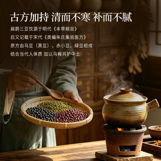 正安 乌梅三豆膏 非遗膏滋技艺制作 五味同源酸甘化阴 抚平浮躁自在舒爽 即冲即享无负担  100g（10g*10袋）/盒 商品图3