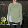 OdrThreads户外线可机洗半拉链吸湿排汗透气T恤拼色女速干衣徒步47女59男 商品缩略图1