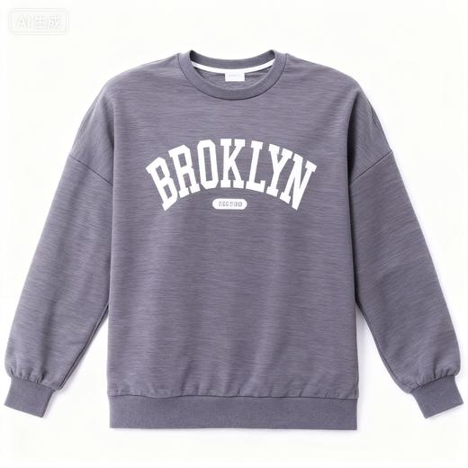 【反季清仓】OdrThreads 美利奴羊毛280高克重男女士加绒卫衣长袖SW24055 商品图4