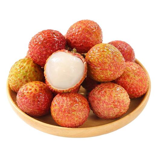 新鲜水果 皮薄肉脆玉荷包荔枝  500g 商品图0