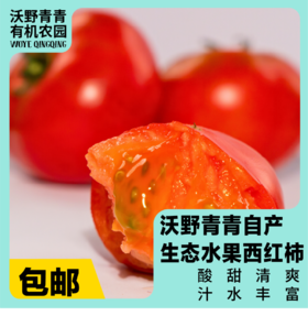 沃野青青露天生态水果西红柿  | 籽粒饱满 ，味道浓郁