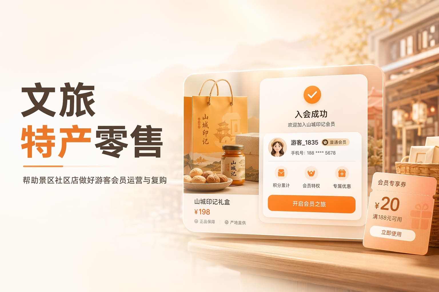 文旅特产社区店客流只来一次？用会员运营和精准触达带动游客复购