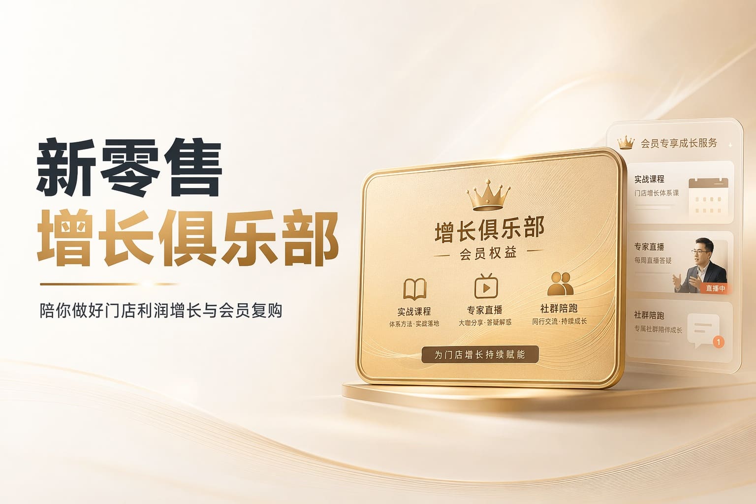 新零售门店增长没方向？加入增长俱乐部，系统提升利润与复购