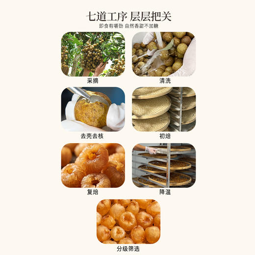 正安 广东高州桂圆 颗颗饱满灯笼肉 低温烘干甘润清甜 清心除烦增加活力 优质原材 250g/罐 商品图9