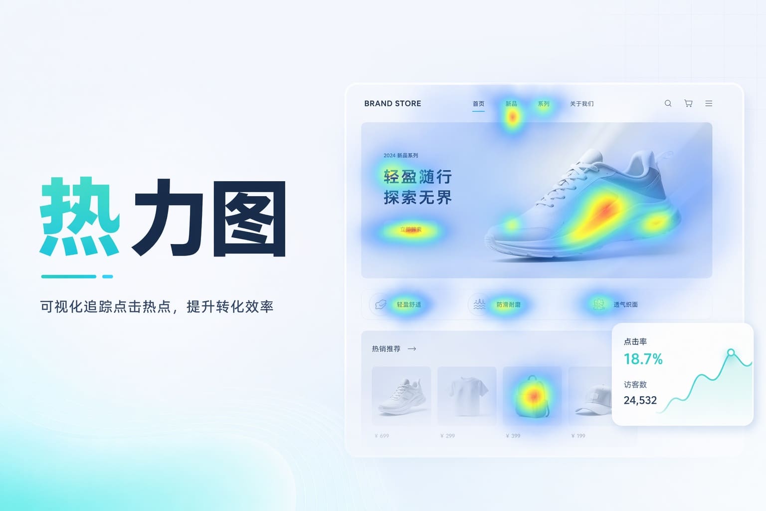 顾客逛微商城点哪里？用热力图看清页面热区，优化转化路径