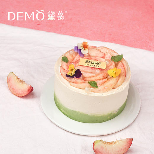 仲夏蜜桃·红茶蜜桃生巧库里蛋糕 | Midsummer Peach 商品图0