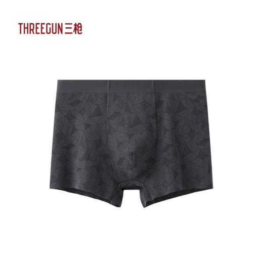 Threegun三枪 弹力棉印花无痕男平脚裤-T50063B03 商品图1