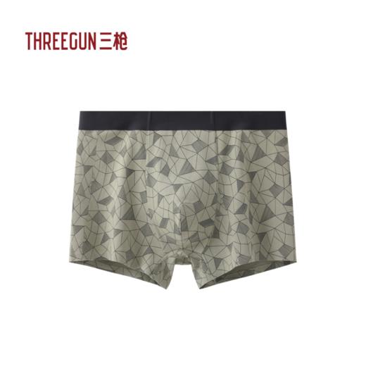 Threegun三枪 弹力棉印花无痕男平脚裤-T50063B03 商品图3
