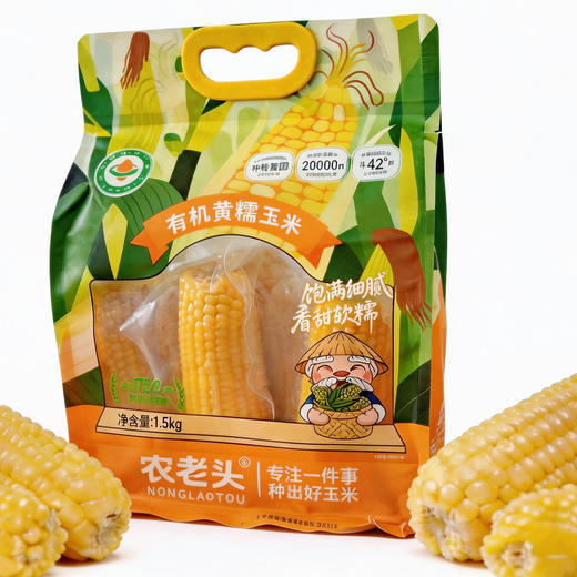 敖汉有机黄糯玉米1.5kg 商品图0