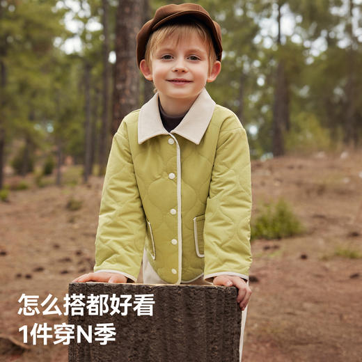 贝肽斯男童棉服秋冬装新款小宝宝保暖棉衣服儿童校服神器内搭外套 商品图7