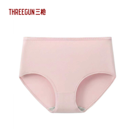 Threegun三枪 高支木代尔中腰女三角裤-40698B111