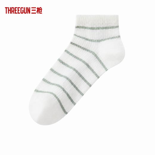 Threegun三枪 凉感条纹女船袜-T90084Z03 商品图1