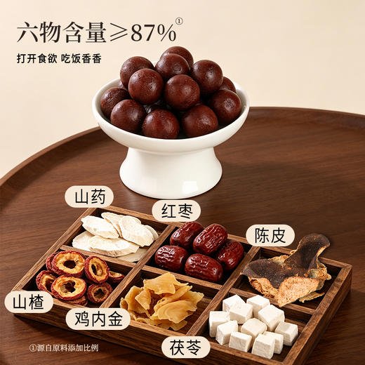 正安 黄芪苹果六物丸 酸酸甜甜柔糯温润 打开食欲吃饭香香 健康零食小孩助力消化 150g/盒 商品图5