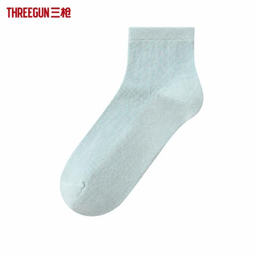 Threegun三枪 网眼松口直角中筒女袜-T90082Z03 商品图3
