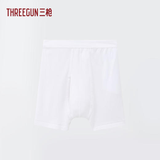 Threegun三枪 舒肤罗纹棉男平脚裤-50671B211 商品图2