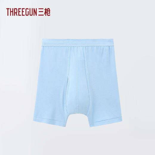 Threegun三枪 舒肤罗纹棉男平脚裤-50671B211 商品图0
