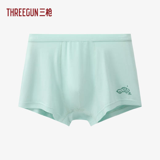 Threegun三枪 木代尔少儿男平脚裤（三枚装）-T50072B01 商品图3