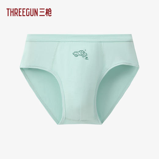 Threegun三枪 木代尔少儿男三角裤（三枚装）-T40033B01 商品图1