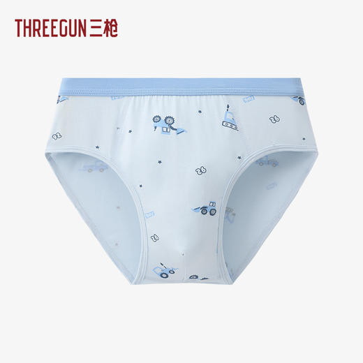 Threegun三枪 木代尔少儿男三角裤（三枚装）-T40033B01 商品图3