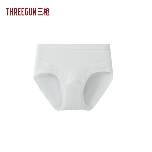 Threegun三枪 弹力棉时尚一体织中腰女三角裤-T40030B01 商品图3