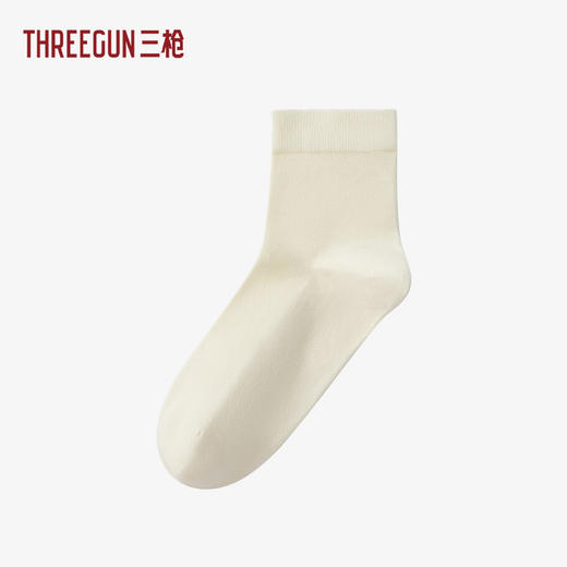 Threegun三枪 网眼松口直角中筒女袜-T90082Z03 商品图8