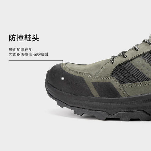 [送挂件]天越/Extrek&Taketop联名定制款VIBRAM头层皮防水防滑徒步登山鞋低帮 商品图2