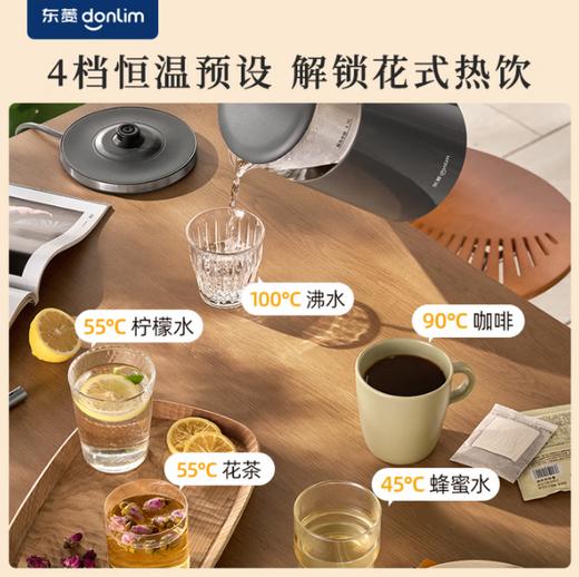 东菱调温热水壶DL-B2钛金灰 商品图2