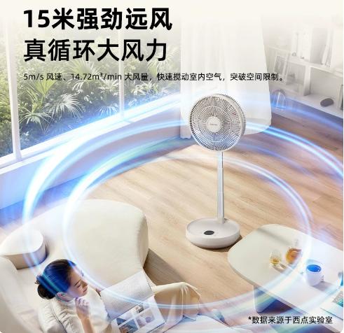 SEEDEN西点 无线折叠循环扇XD-2518FA 商品图2