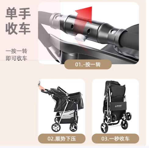 漫沃星系宠物推车MC-HT205 商品图2