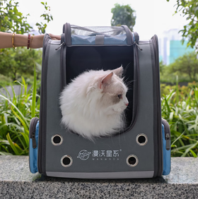 漫沃星系宠物户外背包MC-B201 蓝色