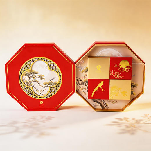绯羽绕月月饼礼盒  145g*4 商品图1