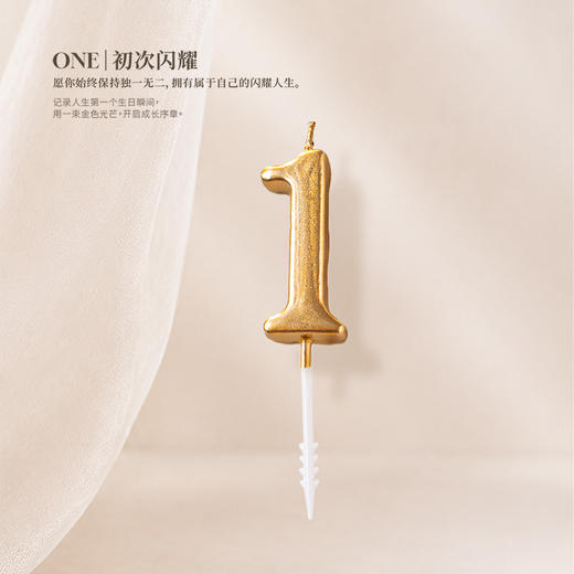 【烫金数字蜡烛】不单独发货  单拍不发货 商品图2