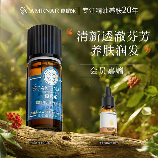 摩洛哥迷迭香精油10ml【单方精油·需搭配使用】专注焕活肌肤 清澈肌肤 专心伴读超典精油 22年精油经验【嘉媚乐】 商品图0