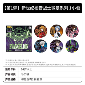 卡游 新世纪福音战士 EVA 徽章系列 吧唧 6包/盒 国谷