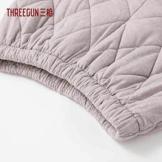 Threegun三枪 绒布夹棉翻领开襟长袖男家居套-T80124D04 商品图3