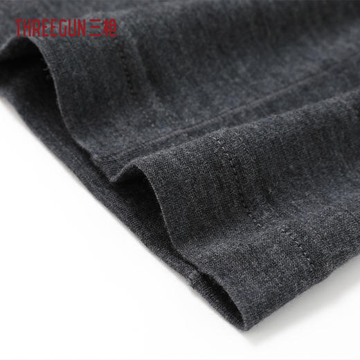 Threegun三枪 羊毛腈纶圆领长袖男内衣-T20254A02 商品图6