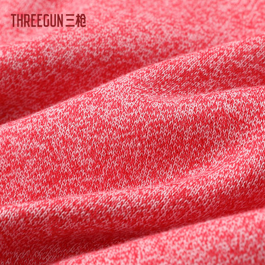 Threegun三枪 舒肤棉闪色棉毛半高领女衫-30087A011 商品图4