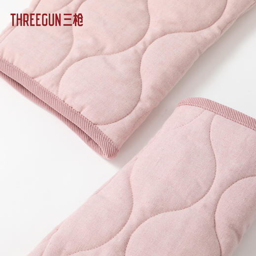 Threegun三枪 绒布夹棉翻领开襟长袖女家居套-T80125D04 商品图4