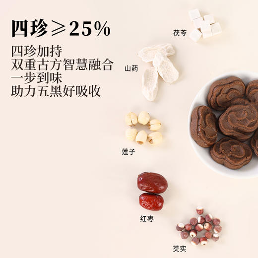 正安 五黑酥【秒杀 | 2件29.9元】【预售10月31日】十重固本养元 好吸收不惹火 头发黑元气满 健康小零食下午茶 120g/盒 商品图6