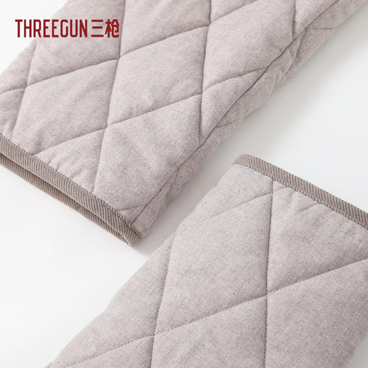 Threegun三枪 绒布夹棉翻领开襟长袖男家居套-T80124D04 商品图4