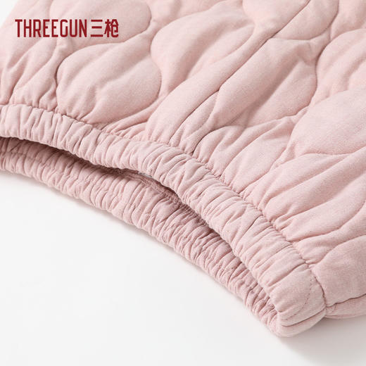 Threegun三枪 绒布夹棉翻领开襟长袖女家居套-T80125D04 商品图3