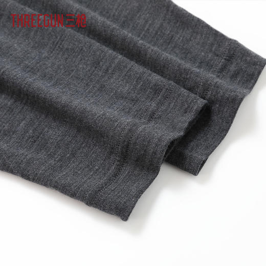 Threegun三枪 羊毛腈纶圆领长袖男内衣-T20254A02 商品图7