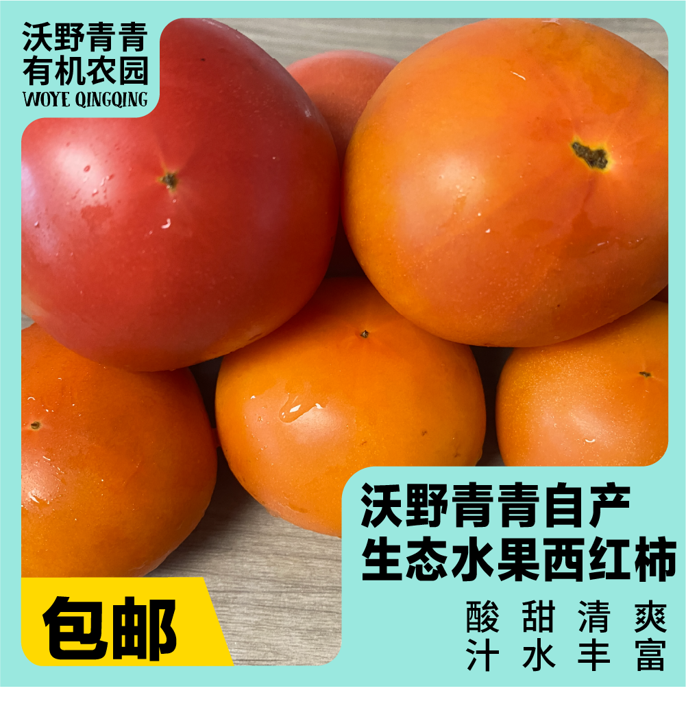 预售沃野青青露天生态水果西红柿  | 籽粒饱满 ，味道浓郁