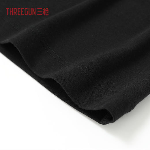 Threegun三枪 60支热力弹华绒圆领女肌底衣-T20245A01 商品图3